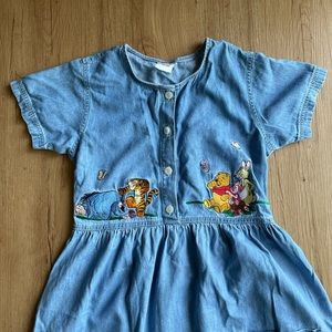 Disney Denim Poo Bear Dress VINTAGE